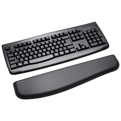 Kensington ErgoSoft Wrist Rest for Standard Keyboards, 22.7 x 5.1, Black (KMW52799)