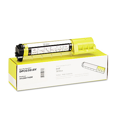 Dataproducts Compatible 341-3569 High-Yield Toner, 4,000 Page-Yield, Yellow (DPSDPCD3010Y)