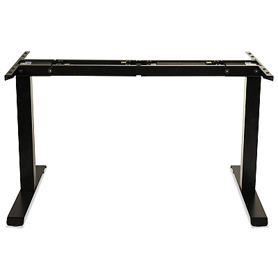 Alera AdaptivErgo Sit-Stand Two-Stage Electric Height-Adjustable Table Base, 48.06" x 24.35" x 27.5" to 47.2", Black (ALEHT2SSB)