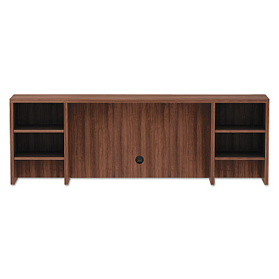 Alera Valencia Series Organizer Hutch, 70.63w x 11.75d x 23.63h, Modern Walnut (ALEVA267212WA)