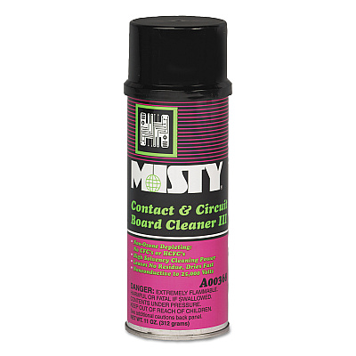 Misty Contact and Circuit Board Cleaner III, 16 oz Aerosol Spray, 12/Carton (AMR1002285)