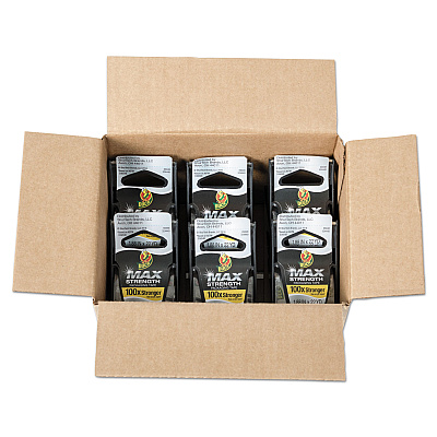 Duck MAX Packaging Tape with Dispenser, 1.5" Core, 1.88" x 22 yds, Crystal Clear, 6/Box (DUC284983)