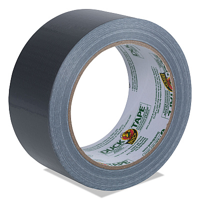 Duck Basic Strength Duct Tape, 3" Core, 1.88" x 30 yds, Silver (DUC1154019)