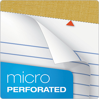 TOPS "The Legal Pad" Plus Ruled Perforated Pads with 40 pt. Back, Narrow Rule, 50 White 5 x 8 Sheets, Dozen (TOP71500)