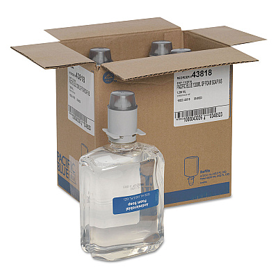 Georgia Pacific Professional Pacific Blue Ultra Foam Soap Manual Dispenser Refill, Antimicrobial, Unscented, 1,200 mL, 4/Carton (GPC43818)