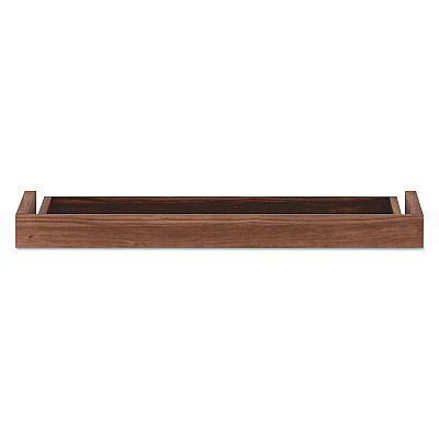 Alera Valencia II Series Center Drawer, Laminate, 24.5w x 15d x 2h, Modern Walnut (ALEVA312414WA)