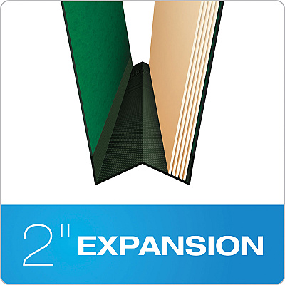 Pendaflex Hanging-Style Personnel Folders, 5 Dividers with 1/5-Cut Tabs, Letter Size, 1/3-Cut Exterior Tabs, Green (PFXSER2GR)