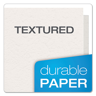 Oxford Twin-Pocket Folders with 3 Fasteners, 0.5" Capacity, 11 x 8.5, White, 25/Box (OXF57704)