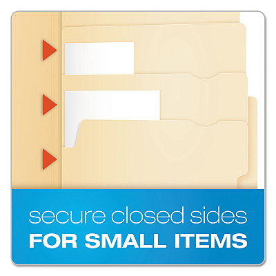 Pendaflex Divide It Up File Folder, 1/2-Cut Tabs: Assorted, Letter Size, 0.75" Expansion, Manila, 24/Pack (PFX10770)