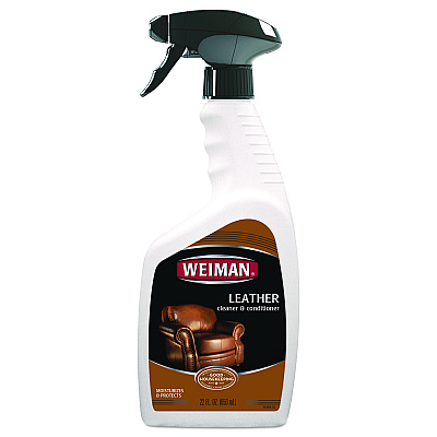 WEIMAN Leather Cleaner and Conditioner, Floral Scent, 22 oz Trigger Spray Bottle, 6/CT (WMN107)