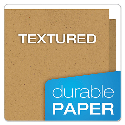Earthwise by Oxford Recycled Paper Twin-Pocket Portfolio, 100-Sheet Capacity, 11 x 8.5, Assorted Colors, 25/Box (OXF78513)