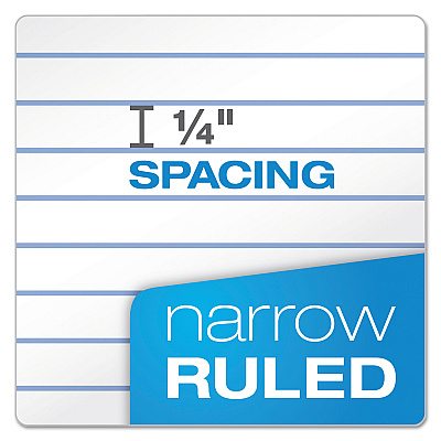 Earthwise by Oxford Recycled One-Subject Notebook, Narrow Rule, Green Cover, (80) 8 x 5 Sheets (TOP25400)