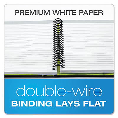 Oxford Idea Collective Professional Wirebound Hardcover Notebook, 1-Subject, Medium/College Rule, Black Cover, (80) 11 x 8.5 Sheets (TOP56895)