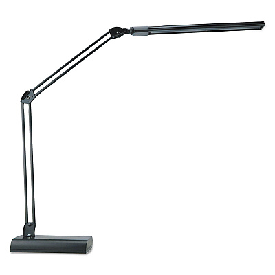 Alera Adjustable LED Desk Lamp, 3.25w x 6d x 21.5h, Black (ALELED908B)