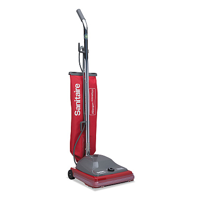Sanitaire TRADITION Upright Vacuum SC688A, 12" Cleaning Path, Gray/Red (EURSC688B)