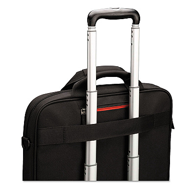 Case Logic Diamond Briefcase, Fits Devices Up to 15.6", Polyester, 16.1 x 3.1 x 11.4, Black (CLG3201433)