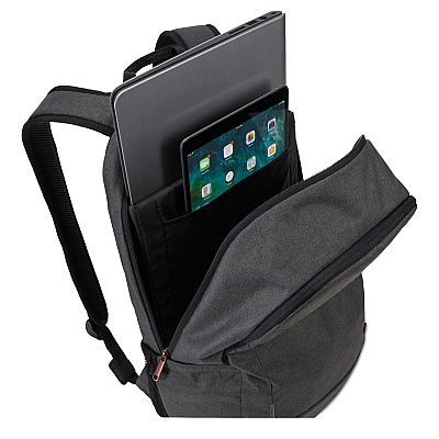 Case Logic Era Laptop Backpack, Fits Devices Up to 15.6", Polyester, 9.1 x 11 x 16.9, Gray (CLG3204192)