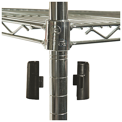 Alera NSF Certified Industrial Four-Shelf Wire Shelving Kit, 36w x 18d x 72h, Silver (ALESW503618SR)