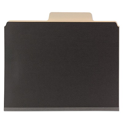 Smead SuperTab Classification Folders, Six SafeSHIELD Fasteners, 2" Expansion, 2 Dividers, Letter Size, Dark Gray, 10/Box (SMD14011)