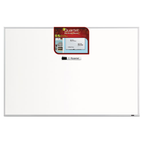 Quartet Dry Erase Board, 36 x 24, Melamine White Surface, Silver Aluminum Frame (75123)