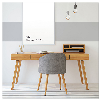 Quartet Dry Erase Board, 36 x 24, Melamine White Surface, Silver Aluminum Frame (QRT75123)