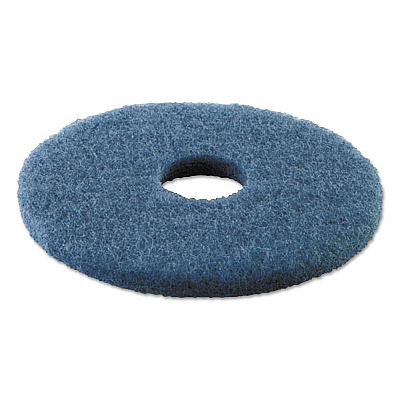 Boardwalk Scrubbing Floor Pads, 16" Diameter, Blue, 5/Carton (BWK4016BLU)