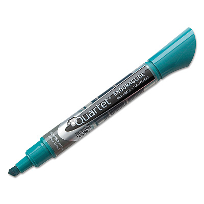 Quartet EnduraGlide Dry Erase Marker, Broad Chisel Tip, Nine Assorted Colors, 12/Set (QRT500120M)