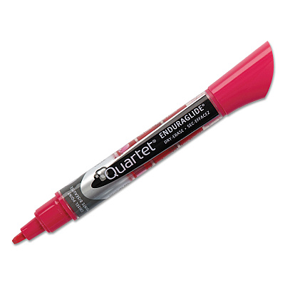 Quartet EnduraGlide Dry Erase Marker, Broad Chisel Tip, Nine Assorted Colors, 12/Set (QRT500120M)