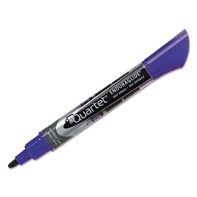 Quartet EnduraGlide Dry Erase Marker, Broad Chisel Tip, Nine Assorted Colors, 12/Set (QRT500120M)