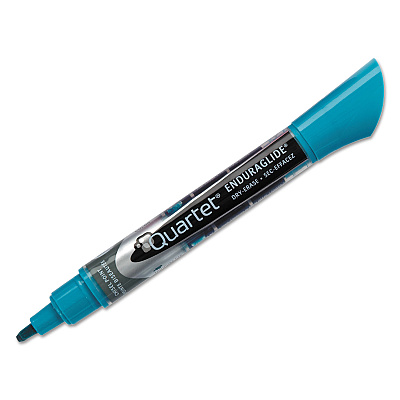 Quartet EnduraGlide Dry Erase Marker, Broad Chisel Tip, Nine Assorted Colors, 12/Set (QRT500120M)