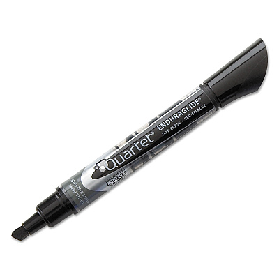 Quartet EnduraGlide Dry Erase Marker, Broad Chisel Tip, Nine Assorted Colors, 12/Set (QRT500120M)