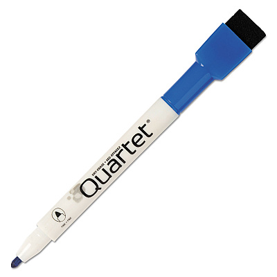 Quartet Low-Odor ReWritables Dry Erase Mini-Marker Set, Fine Bullet Tip, Assorted Classic Colors, 6/Set (QRT51659312)