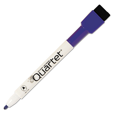 Quartet Low-Odor ReWritables Dry Erase Mini-Marker Set, Fine Bullet Tip, Assorted Classic Colors, 6/Set (QRT51659312)