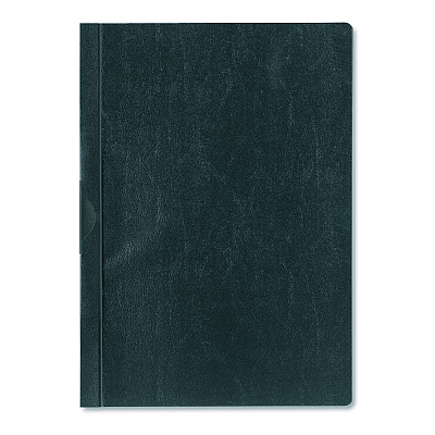 Durable DuraClip Report Cover, Clip Fastener,  8.5 x 11, Clear/Black, 5/Pack (DBL220401)
