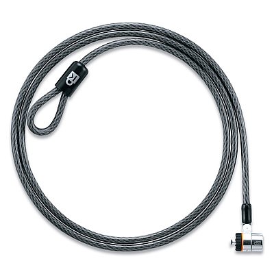 Kensington MicroSaver Keyed Ultra Laptop Lock, 6 ft Carbon Strengthened Steel Cable, 2 Keys (KMW67723)