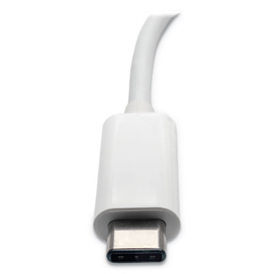 Tripp Lite USB 3.1 Gen 1 USB-C to DVI Adapter, USB-C PD Charging Port, 3", White (U44406NDC)