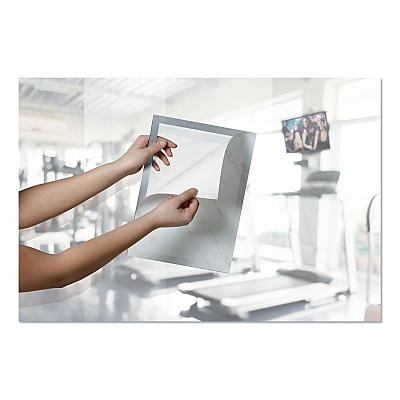 Durable DURAFRAME Note Sign Holder, 8.5 x 11, Silver Frame (DBL477323)