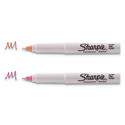 Sharpie Cosmic Color Permanent Markers, Extra-Fine Needle Tip, Assorted Cosmic Colors, 24/Pack (SAN2033572)