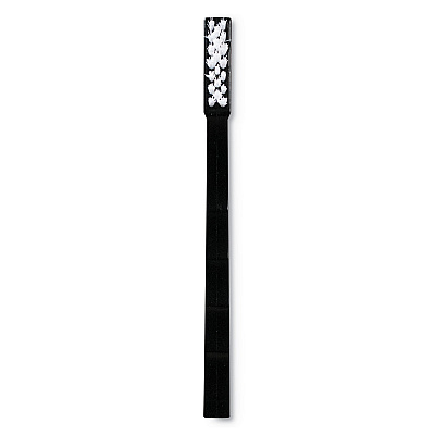 Carlisle Flo-Pac Utility Toothbrush Style Maintenance Brush, White Nylon Bristles, 7.25" Brush, 7" Black Polypropylene Handle (CFS4067400DZ)
