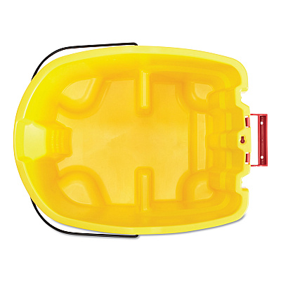 Rubbermaid Commercial WaveBrake 2.0 Bucket, 8.75 gal, Plastic, Yellow (RCPFG757088YEL)
