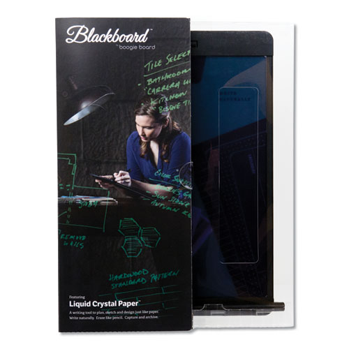 Boogie Board Blackboard Original LCD eWriter, 8.5" x 11" LCD Screen, 10.5" x 1" x 13.8", Black (01100012)