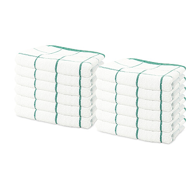 Cooks Linen Kitchen Towel 15x25 Green, Case Of 144 (KT-GREEN-CS)