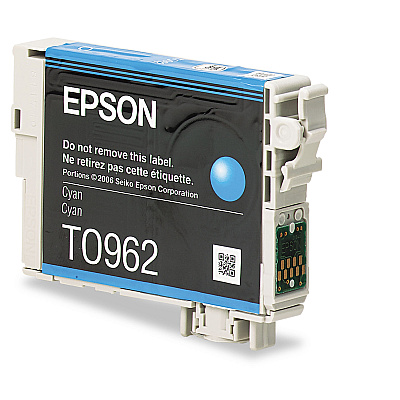 Epson T096220 (96) Ink, 430 Page-Yield, Cyan