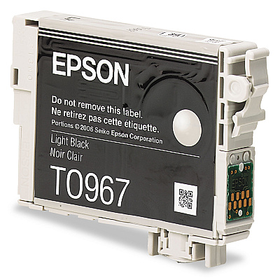 Epson T096720 (96) Ink, 450 Page-Yield, Light Black