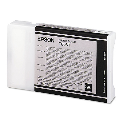 Epson T603100 (60) UltraChrome K3 Ink, Photo Black