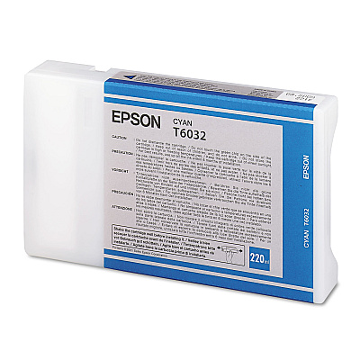 Epson T603200 (60) UltraChrome K3 Ink, Cyan