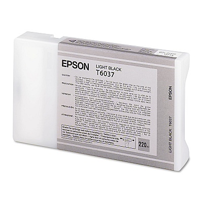 Epson T603700 (60) UltraChrome K3 Ink, Light Black