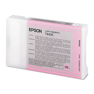 Epson T603C00 (60) UltraChrome K3 Ink, Light Magenta