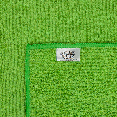 Silversure Anti-microbial Cleaning Cloth 12x12 Green, Pack Of 12 (PNP-M915SLV-LG)