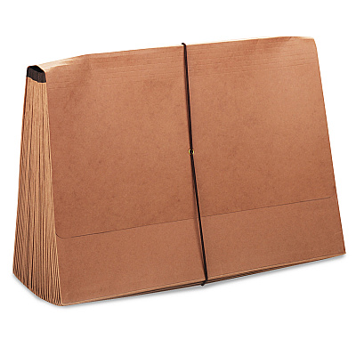 Pendaflex Kraft Indexed Expanding File, 31 Sections, Elastic Cord Closure, 1/15-Cut Tabs, Legal Size, Brown (PFXK19DOX)
